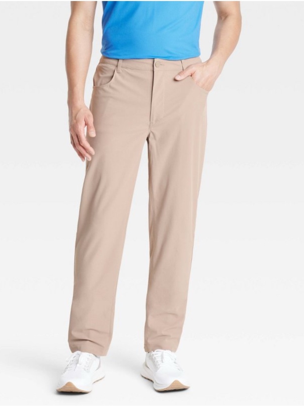 all in motion Men's Straight Pants in Beige